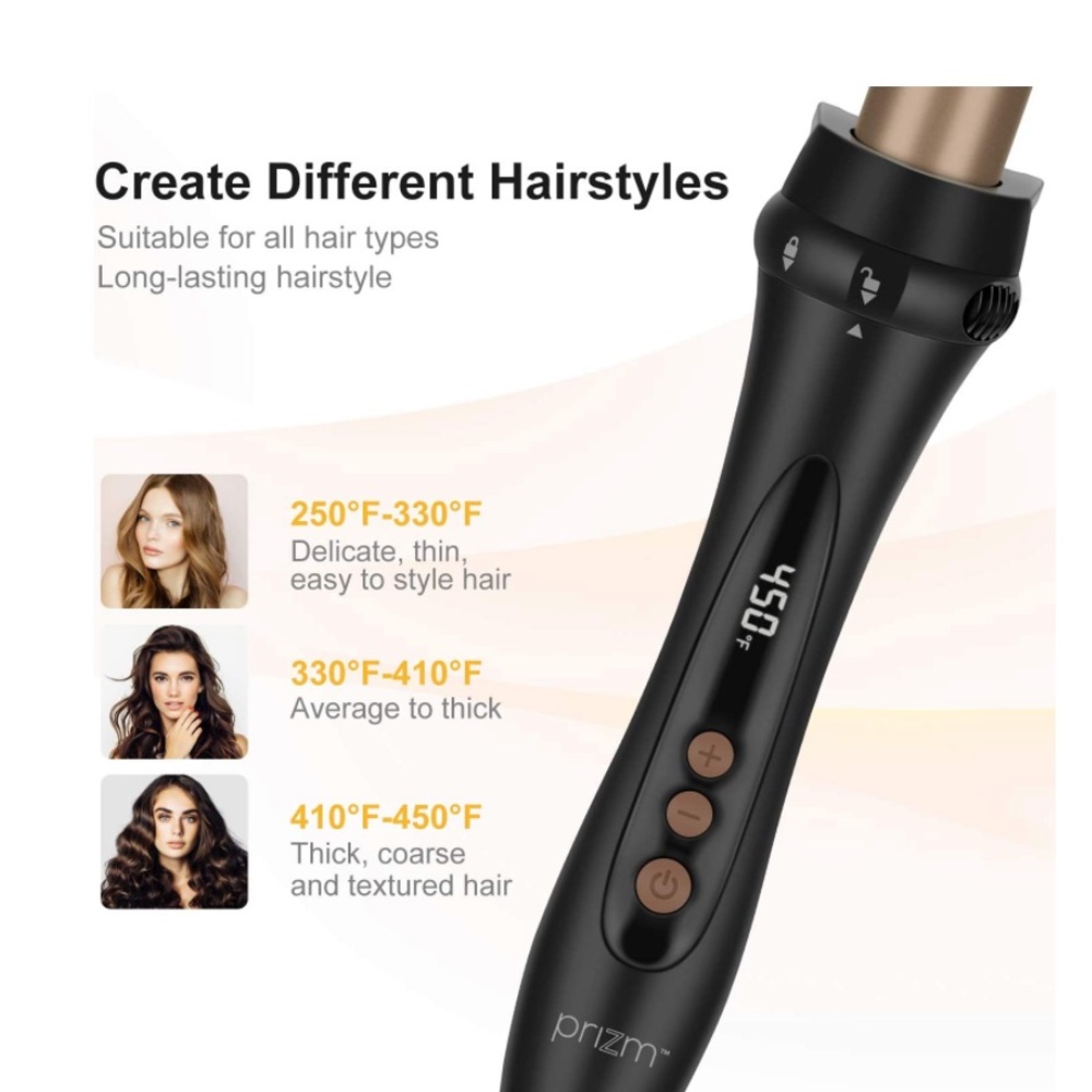Prizm 5-in-1 Curling Iron Wand Set - Picture 12 of 12
